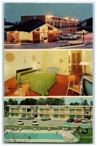 c1950's Congress Airport Inn St. Louis Missouri MO Multiview Vintage Postcard