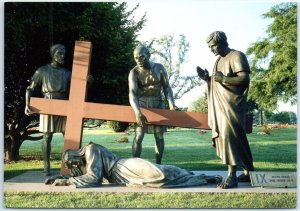 Postcard - Station IX, Section 21, Resurrection Cemetery - Clinton Township, MI