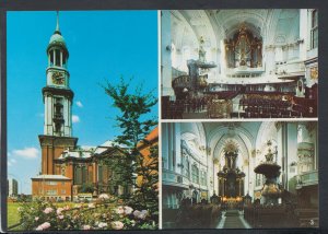 Germany Postcard - Hamburg - St Michaeliskirche, Orgel and Altar   RR5721