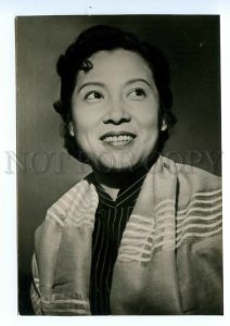 495811 1959 Chinese actress Qin Yi photo Vilenkina ed. 30000 Izogiz PHOTO