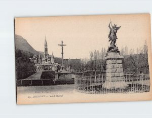 Postcard Saint Michel Lourdes France