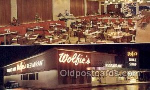 Fort Lauderdale Florida USA Wolfies Restaurant Unused light wear