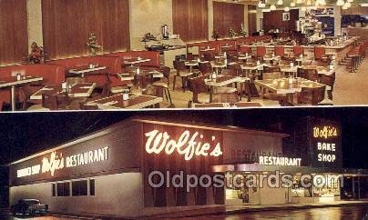 Fort Lauderdale Florida USA Wolfies Restaurant Unused light wear