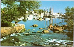 View of Camden Harbor and Falls from the Smiling Cow