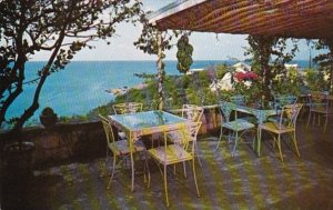 St Thomas Harbour Dining Terrace Water Isle Hotel & Beach Club 1960