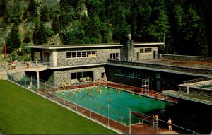 Canada Kootenay National Park Radium Hot Springs Swimming Pool