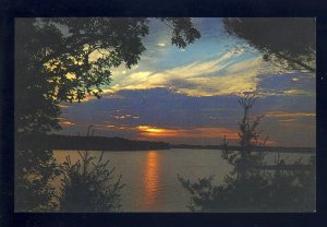 Lake Winnipesaukee, New Hampshire/NH Postcard, Beautiful Sunset