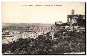 Postcard Old Granada Alhambra Land of Vela y Ciudad