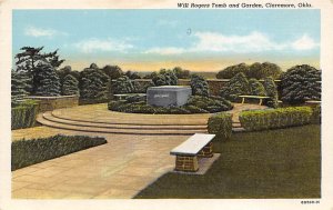 Will Rogers Tomb Garden - Claremore, Oklahoma OK
