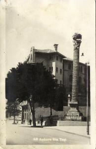 turkey, ANKARA, Kız Tagi, Monument (1930s) RPPC