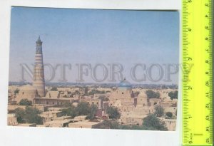 475208 USSR 1984 year Uzbekistan Khiva general view of the city postcard