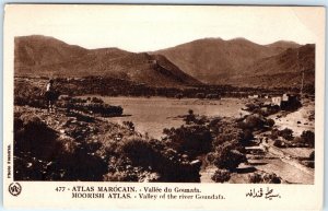 c1910s Morocco Atlas Marocain Valley of the river Goundafa Postcard Gounafa A40 