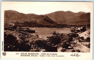 c1910s Morocco Atlas Marocain Valley of the river Goundafa Postcard Gounafa A40