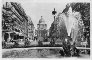 US21 Europe postcard France Paris place Edmond Rostand Pantheon 1933