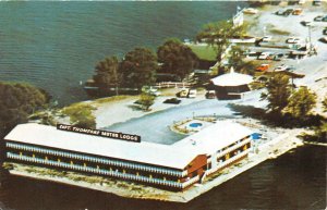 Alexandria Bay New York 1967 Postcard Capt. Thomson's Motor Lodge 1000 Islands