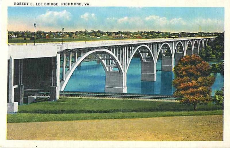 Robert E. Lee Bridge, Richmond, VA, Virginia, Linen