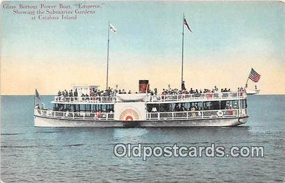 Glass Bottom Power Boat Emperor Catalina Island, CA Ship Unused 