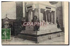 Postcard Ancient Tomb of Nantes General Lamoriciere