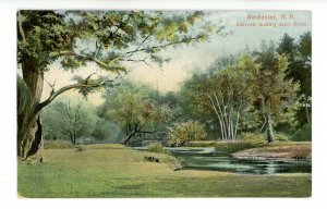 NH - Rochester. The Intervale, Looking Down River