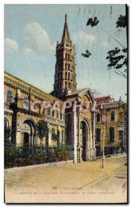 Postcard Old Toulouse Tower Of Saint Sernin Basilica and door Miegeville