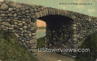 Arch on Cliff Walk - Newport, Rhode Island RI  