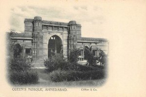 QUEEN'S MOSQUE Ahmedabad, British India Clifton & Co. c1900s Vintage Postcard