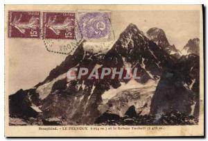 Old Postcard Dauphine Pelvoux and Refuge Tauchett
