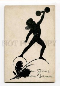 3068351 Strong ELF as WRESTLER by DIEFENBACH Silhouette Vintage