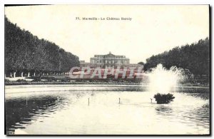 Old Postcard Marseille Borely castle