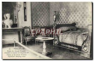 Postcard From Old Versailles Grand Trianon Palace Bedroom of Napoleon 1st