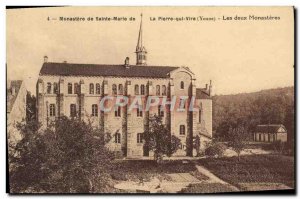 Old Postcard Monastery of Saint Mary of The Stone which turns the two monaste...