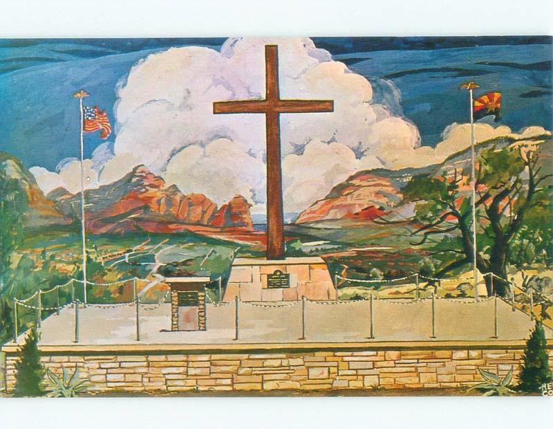 Pre-1980 SHRINE OF THE RED ROCKS Sedona - Near Flagstaff Arizona AZ E5860-12