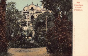LPD30  Panama San Fransisco Church Postcard