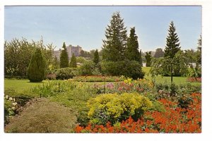 City View From Gardens at Stanley Park Entrance, Vancouver, British Columbia