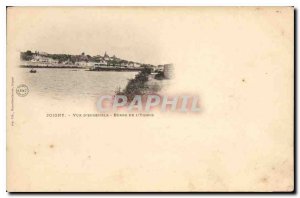 Old Postcard Joigny Vue Generale Yonne Edges