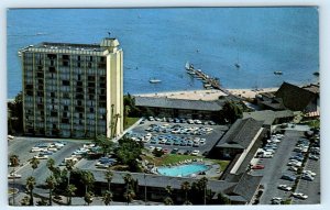 SAN DIEGO, California CA ~ Roadside CATAMARAN HOTEL Aerial View 1973 Postcard