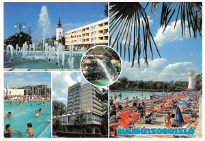 B108467 Hungary Hajduszoboszlo Hotel Beach Plage Swimming Pool real photo uk