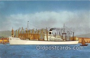 SS Pacific Transport Hong Kong Harbor Ship Unused 
