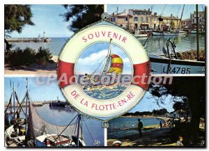 Postcard Modern Ile De Re Flote In The Re