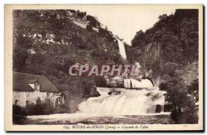 Postcard Old water mill Bourg Sirod Cascade of & # 39Ain