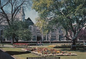 Botanic Gardens Art Garden Christchurch New Zealand Postcard