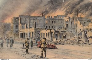 SALONIQUE, GREECE , 00-10s; Fire in progress