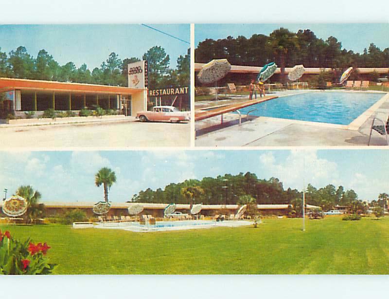 Unused Pre-1980 OLD CARS & GOLD HOUSE RESTAURANT & MOTEL Nahunta GA s6835@