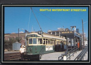 American Transport Postcard - Seattle Waterfront Streetcar  A7854