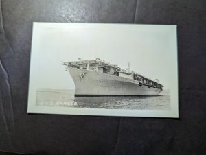 Mint USA Naval Ship Postcard USS Ranger Aircraft Carrier