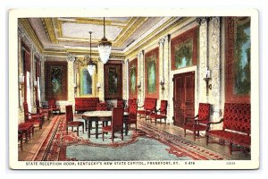 Postcard State Reception Room Kentucky's New State Capitol Frankfort Kentucky