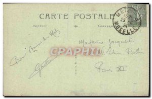 Old Postcard Metz Protestant Temple And Middle Bridge