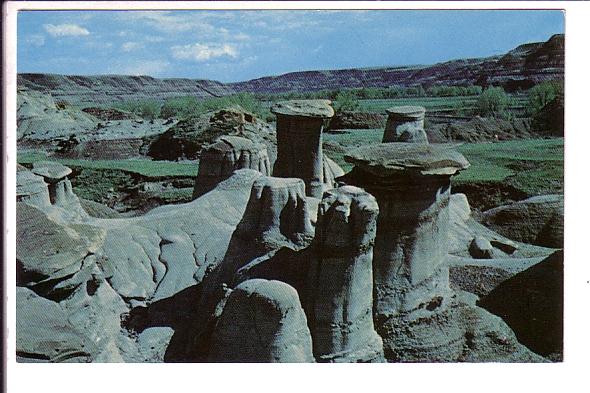 Hoodoos, Drumheller, Alberta,  