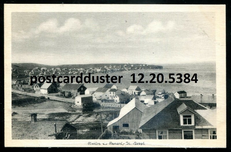 h3483 - RIVIERE AU RENARD Quebec Postcard 1930s Panoramic View