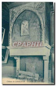 Old Postcard Chateau de Cormatin Fireplace twelfth century